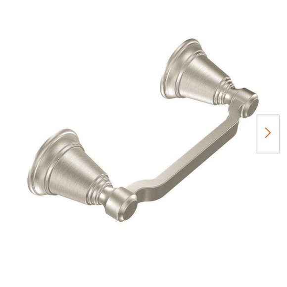 Moen Model: YB8208BN Rothbury Brushed Nickel Pivoting Toilet Paper Holder - Picture 1 of 8